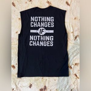 Gildan retro Team Compel sleeveless workout shirt size L